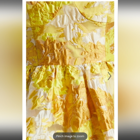 Showpo Brailey Midi Dress - Aline Corset Detail Dress in Yellow - Picture 3 of 6